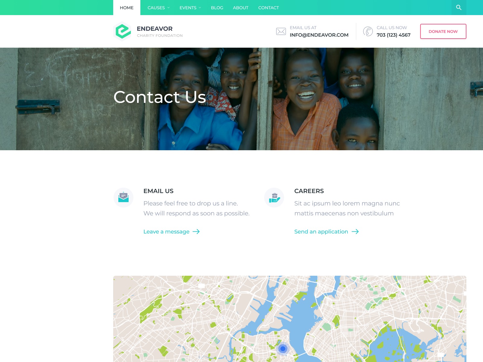 Endeavor Pro Nextjs 15 Charity Website Template Image 7