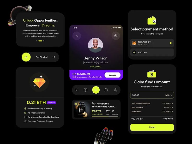 Givehub - UI Components Design | Orbix Studio