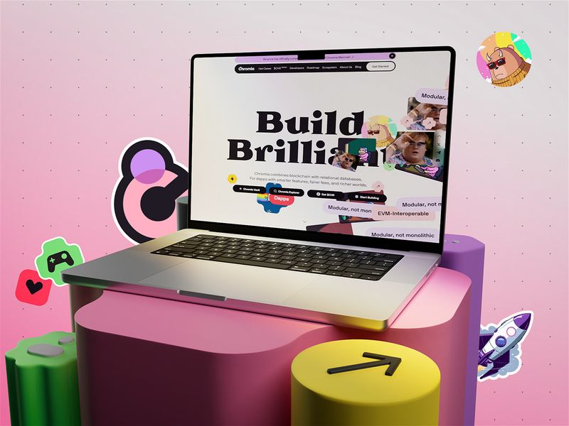 Chromia — Blockchain Identity, UX/UI & Marketing Design