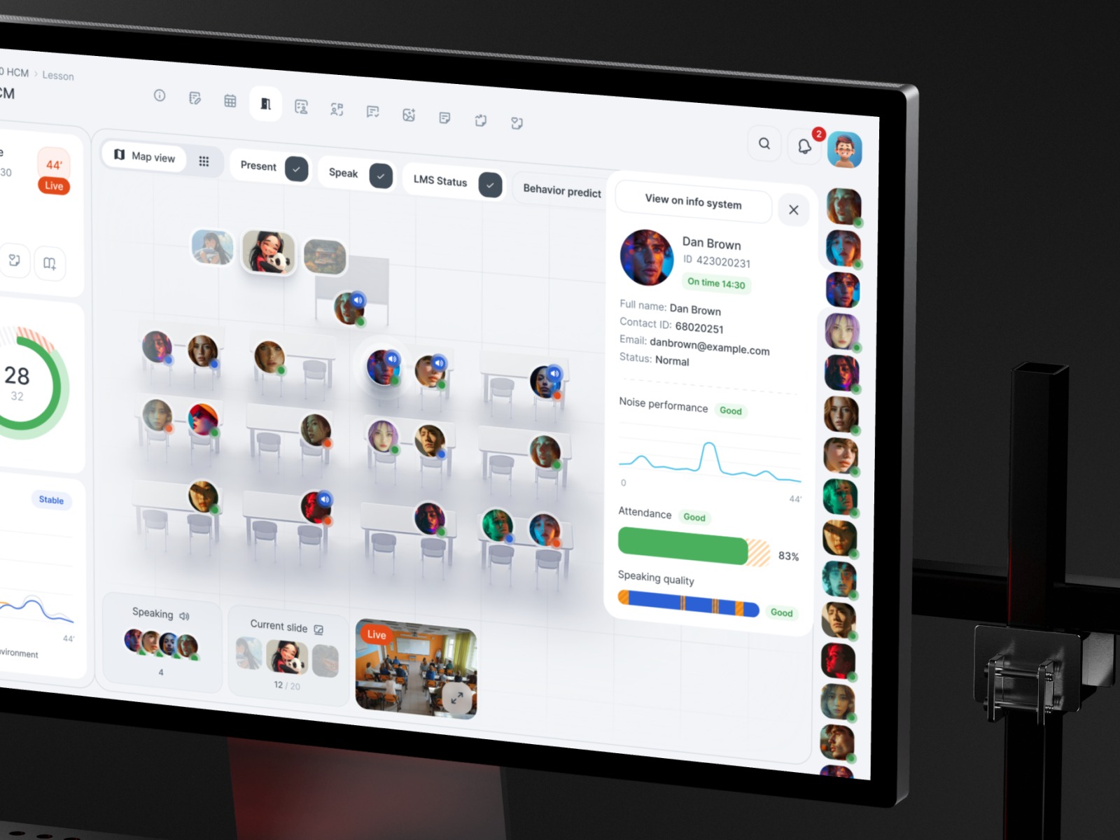 Teaching LMS - Classroom Management Dashboard Image 2
