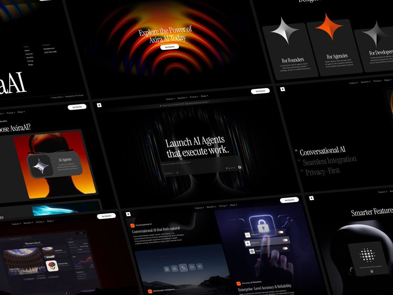 Axira by FTC Studio - Agency design asset by framer
