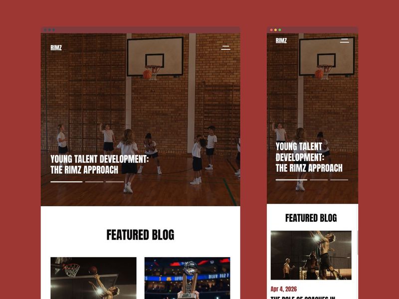 RIMZ — Elite Basketball Club Template