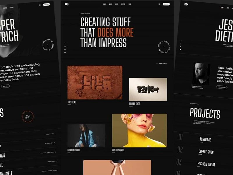 Jesper - Creative Portfolio Showcase HTML Website Template