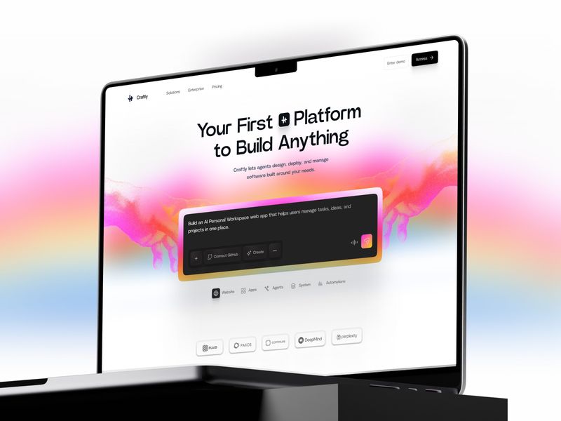 Craftly - AI Website & SaaS UX UI Design