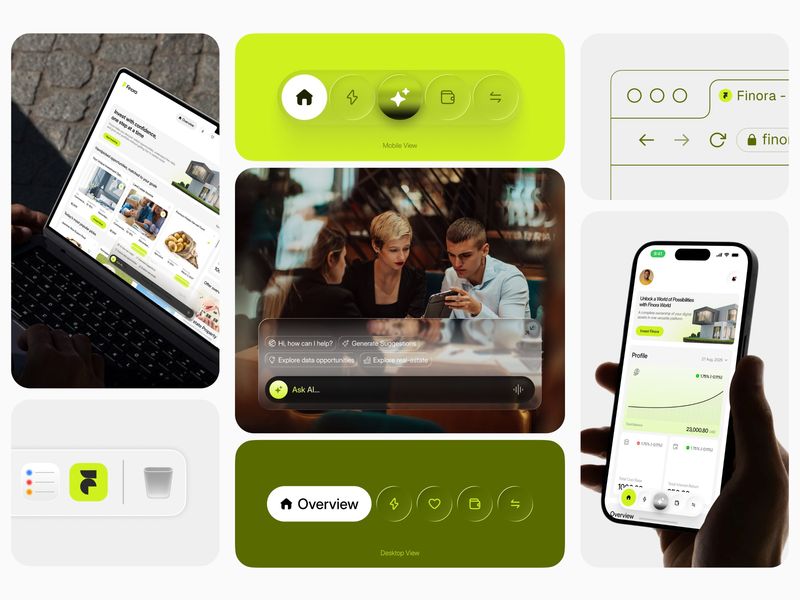 Finora | Brand Identity & Strategy | Sleeko
