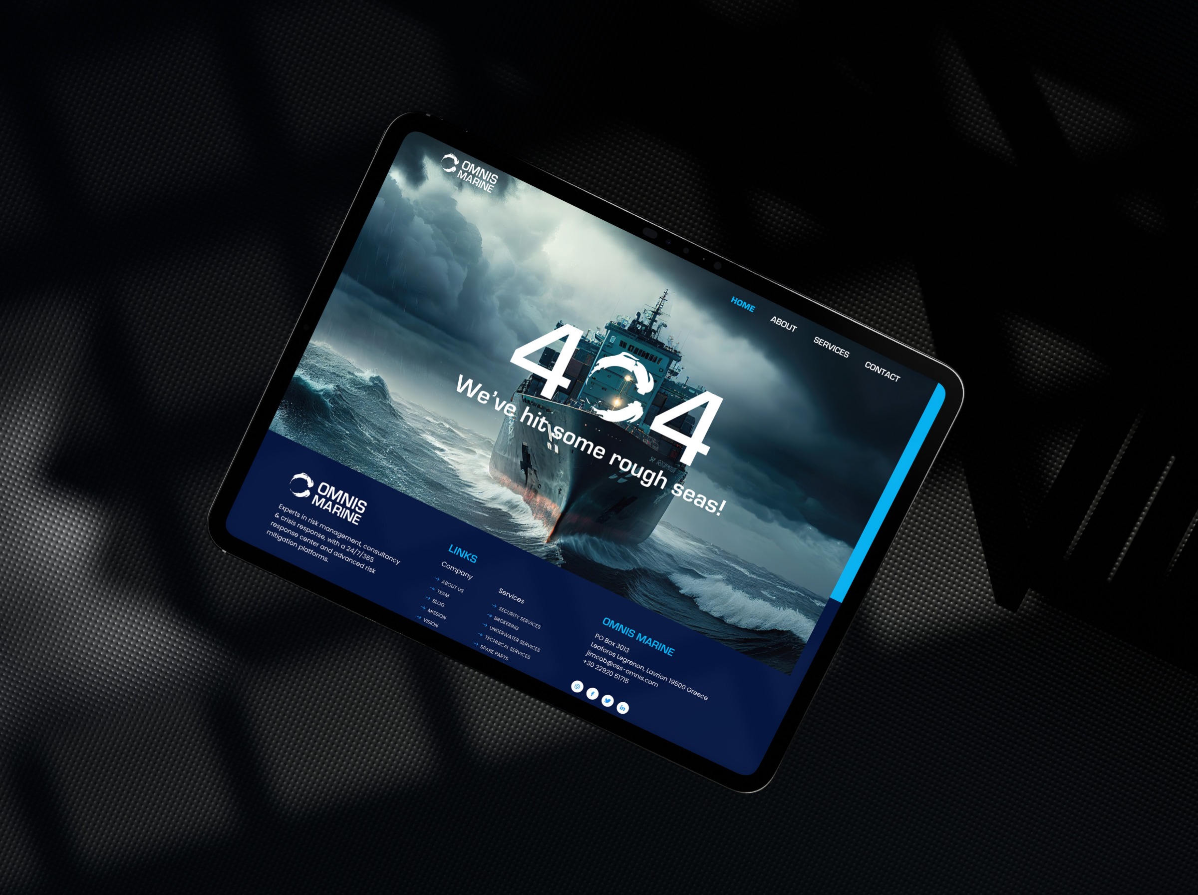Omnis Marine Security - Branding & Web-Design