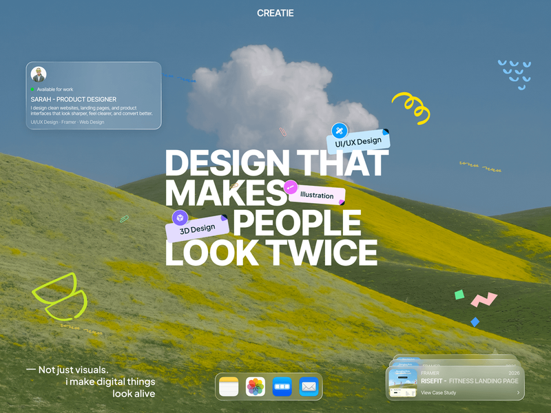 Creatie by Talha Nawaz - Uncategorized design asset by framer