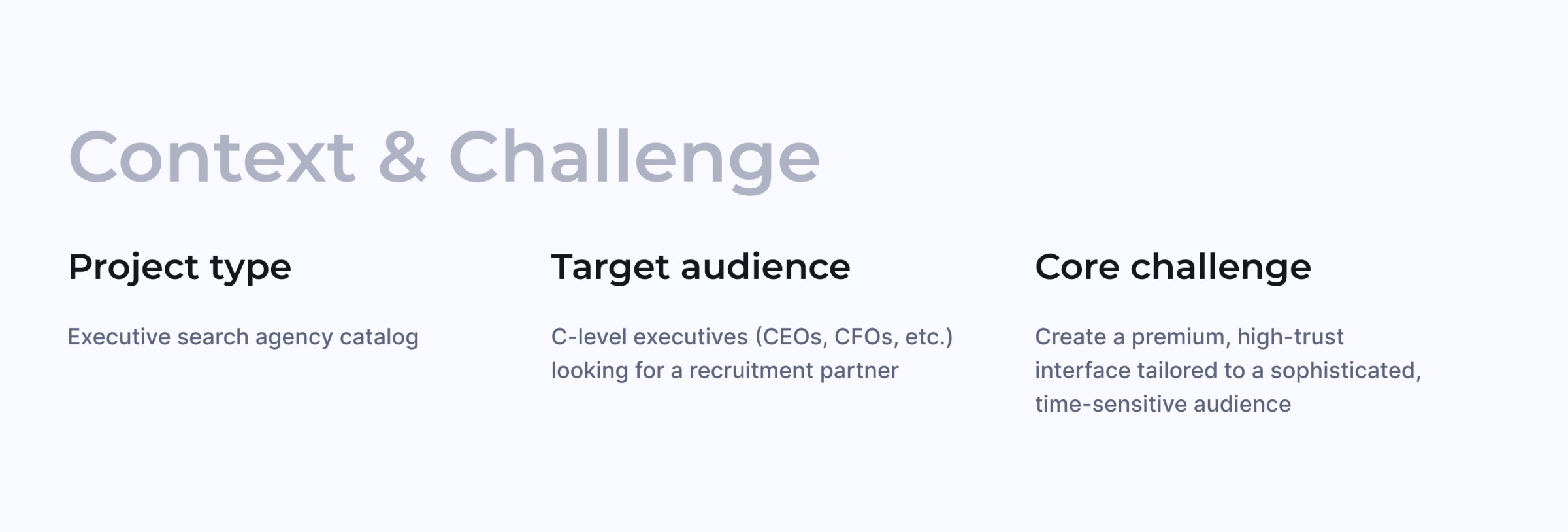 HR Portal for Executive Search: A Design That Sells Expertise Image 0