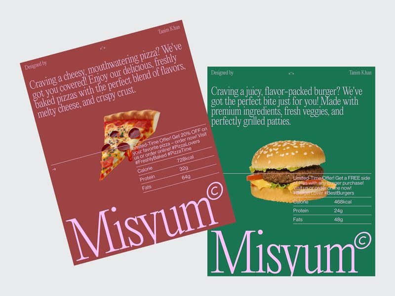 Restaurant Poster Design — Graphic & Brand Design