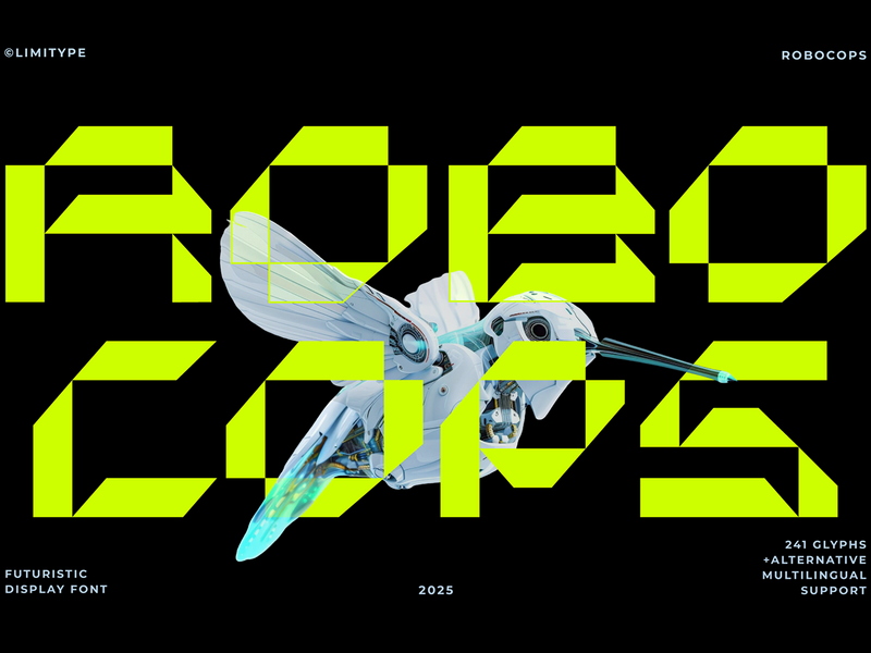 Robocops - Futuristic Font