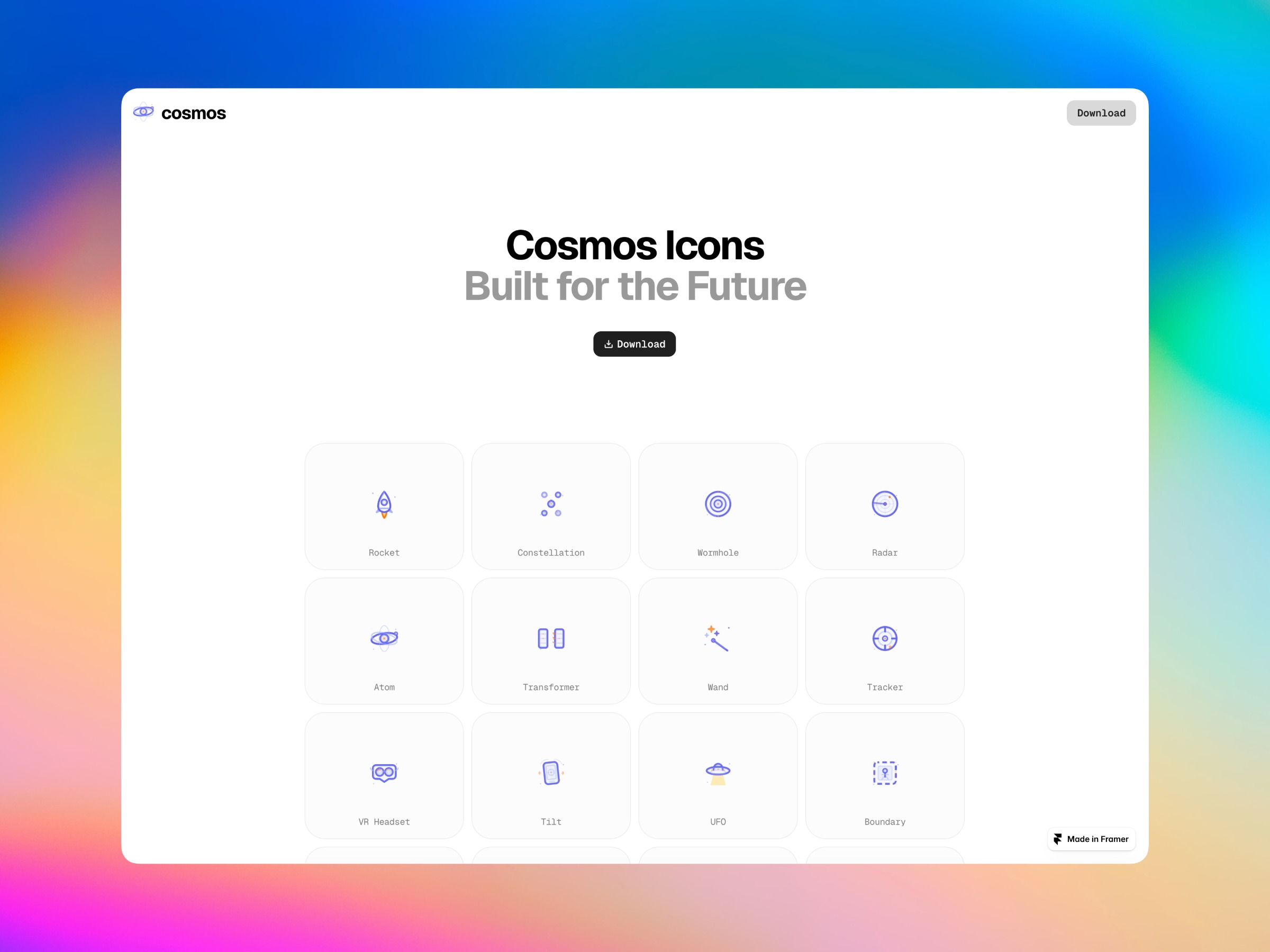 Cosmos – Free Animated SVG Icons Image 0