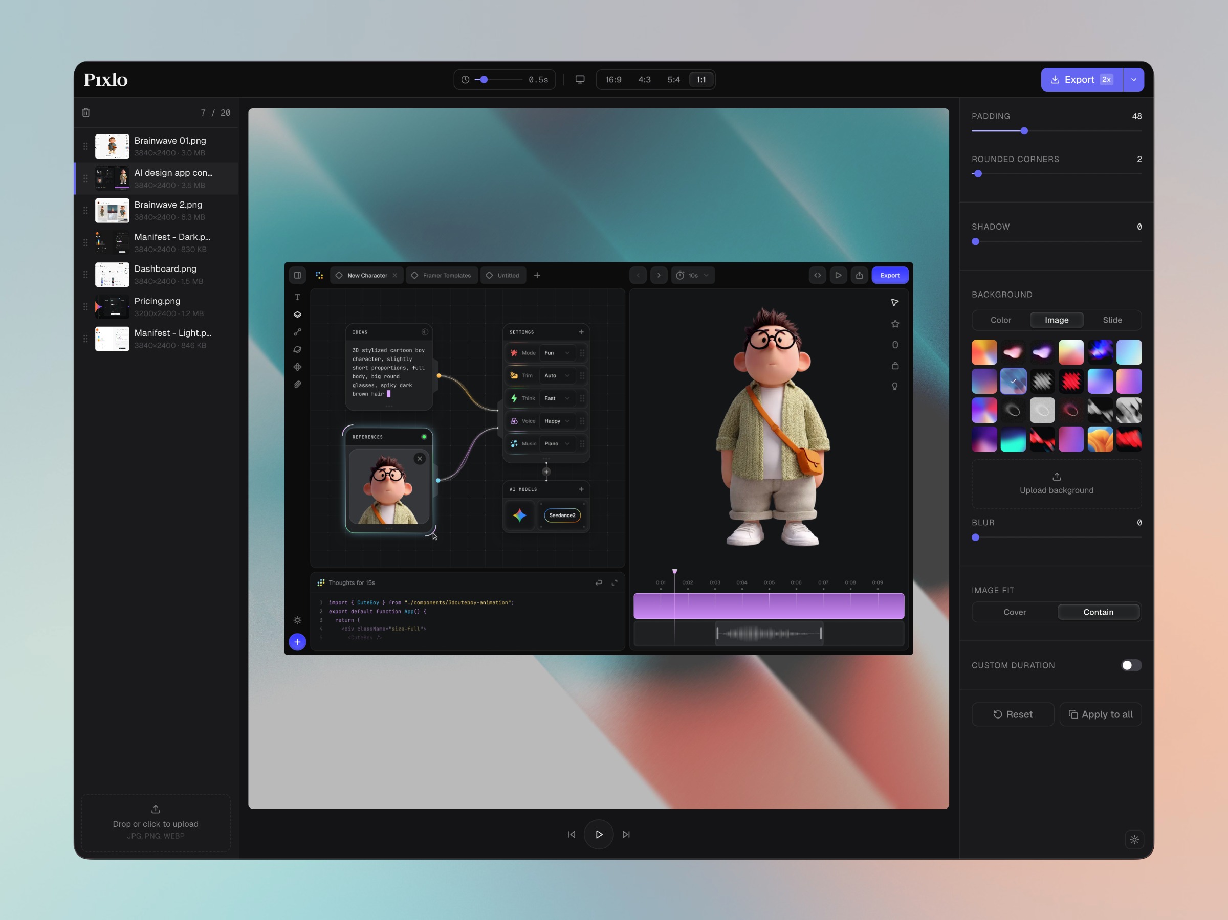 Pixlo – Still images. Moving Story Image 0