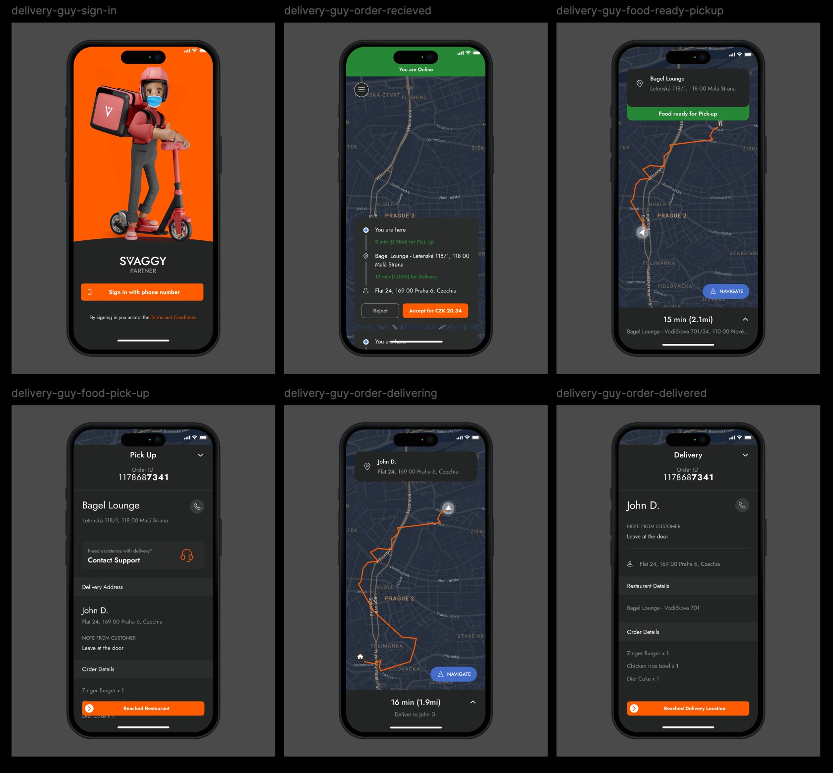 Food Delivery App Experience Design for Prague 🇨🇿 Image 4