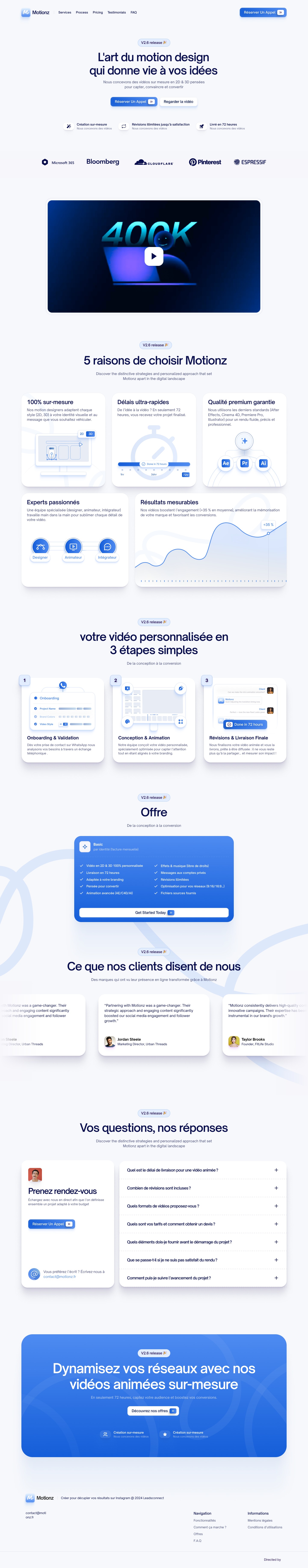 Motionz: Digital Marketing Agency's Framer Website Image 2