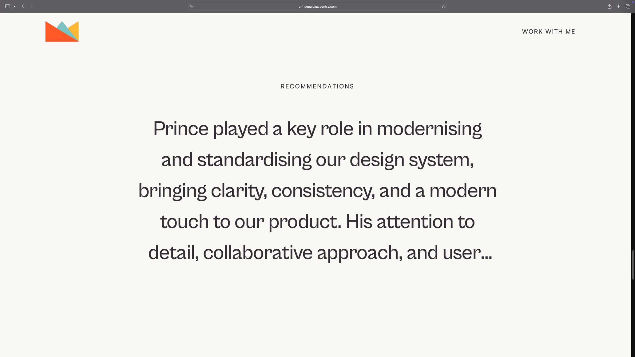 Prince Pal Portfolio - Contra Image 3