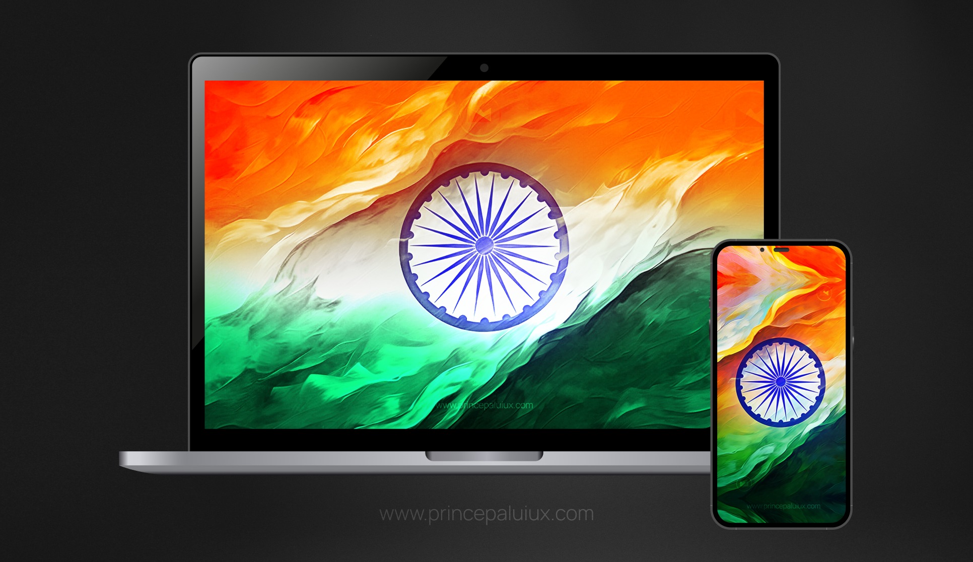 Free India Flag Wallpaper 4K Image 1
