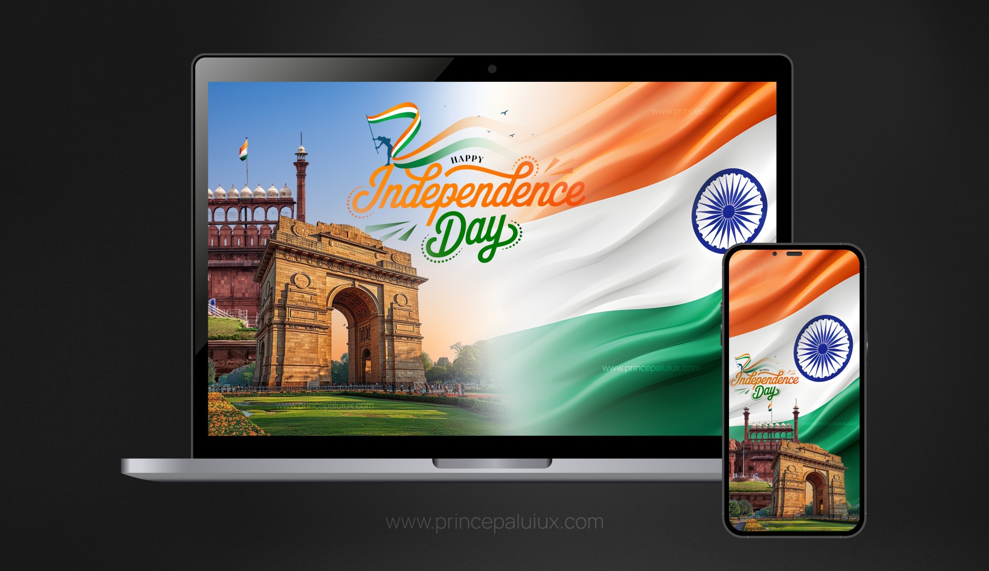 Free India Flag Wallpaper 4K Image 2