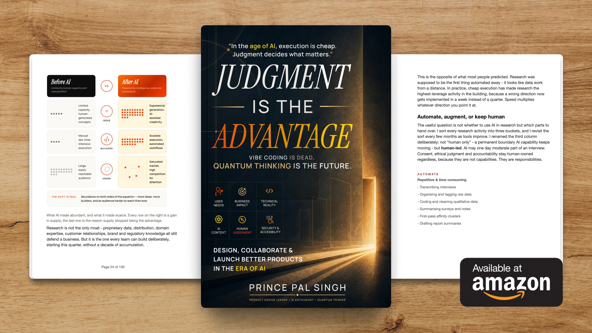 Learn why Quantum Thinking is the future in Judgment is the Advantage Book
