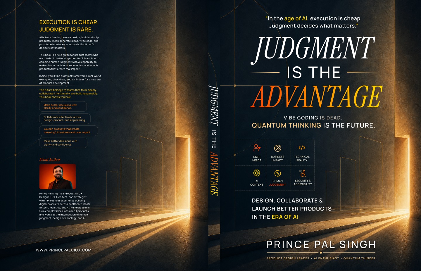Learn why Quantum Thinking is the future in Judgment is the Advantage Book Image 1
