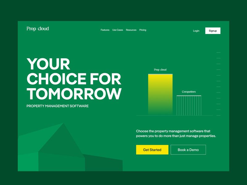 Property Management SaaS Hero Section