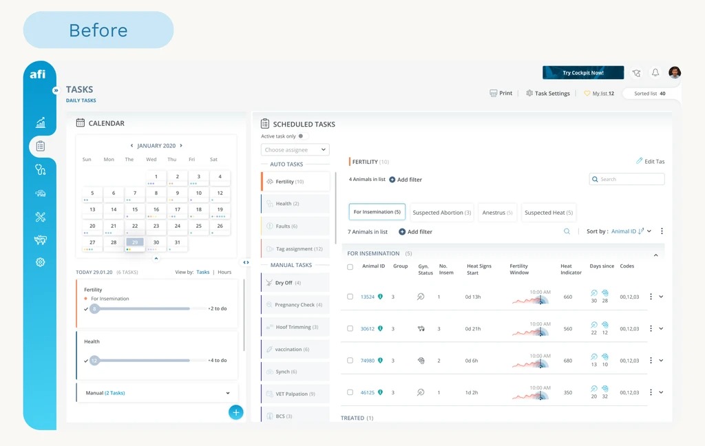 Afimilk Re-Design Image 0