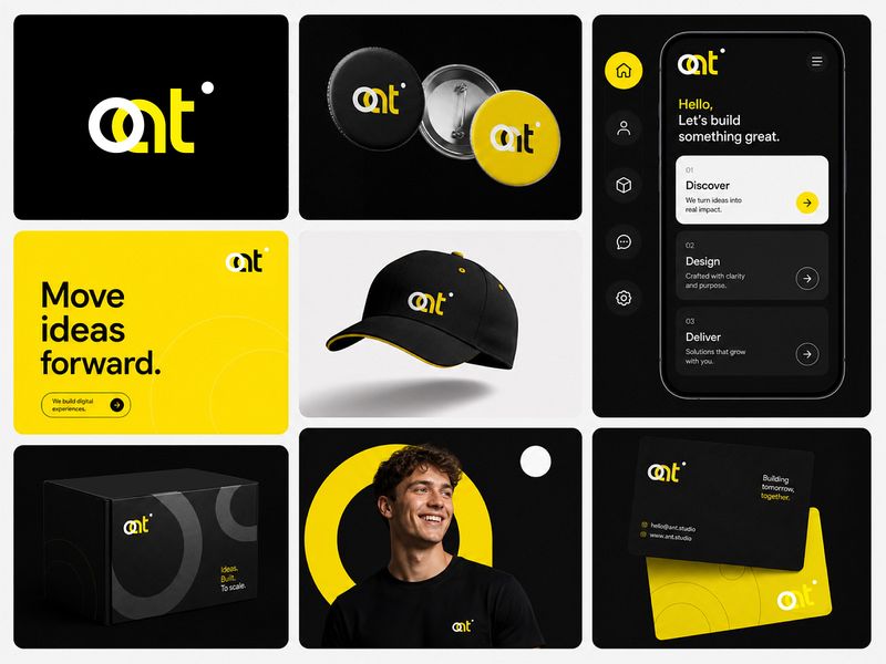 Bold Brand Identity for a Digital Creative Studio