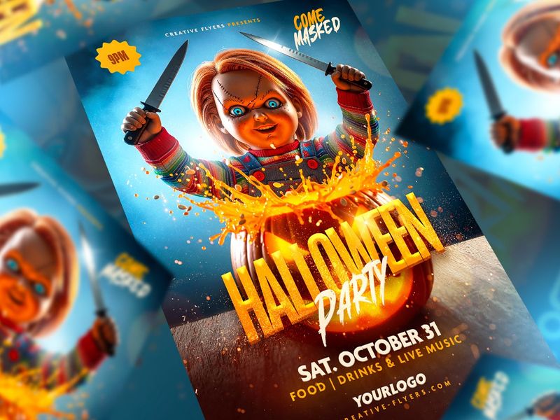 Killer Doll Halloween Design