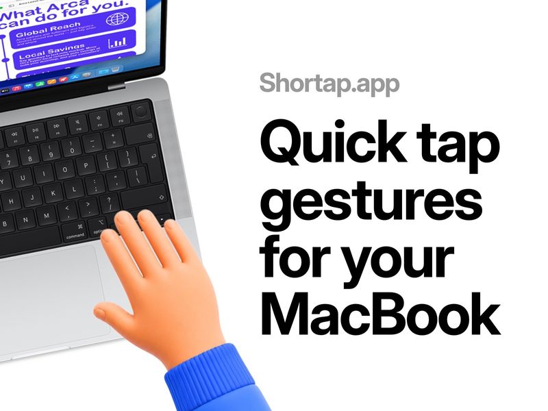 Shortap — Quick tap gestures for your MacBook
