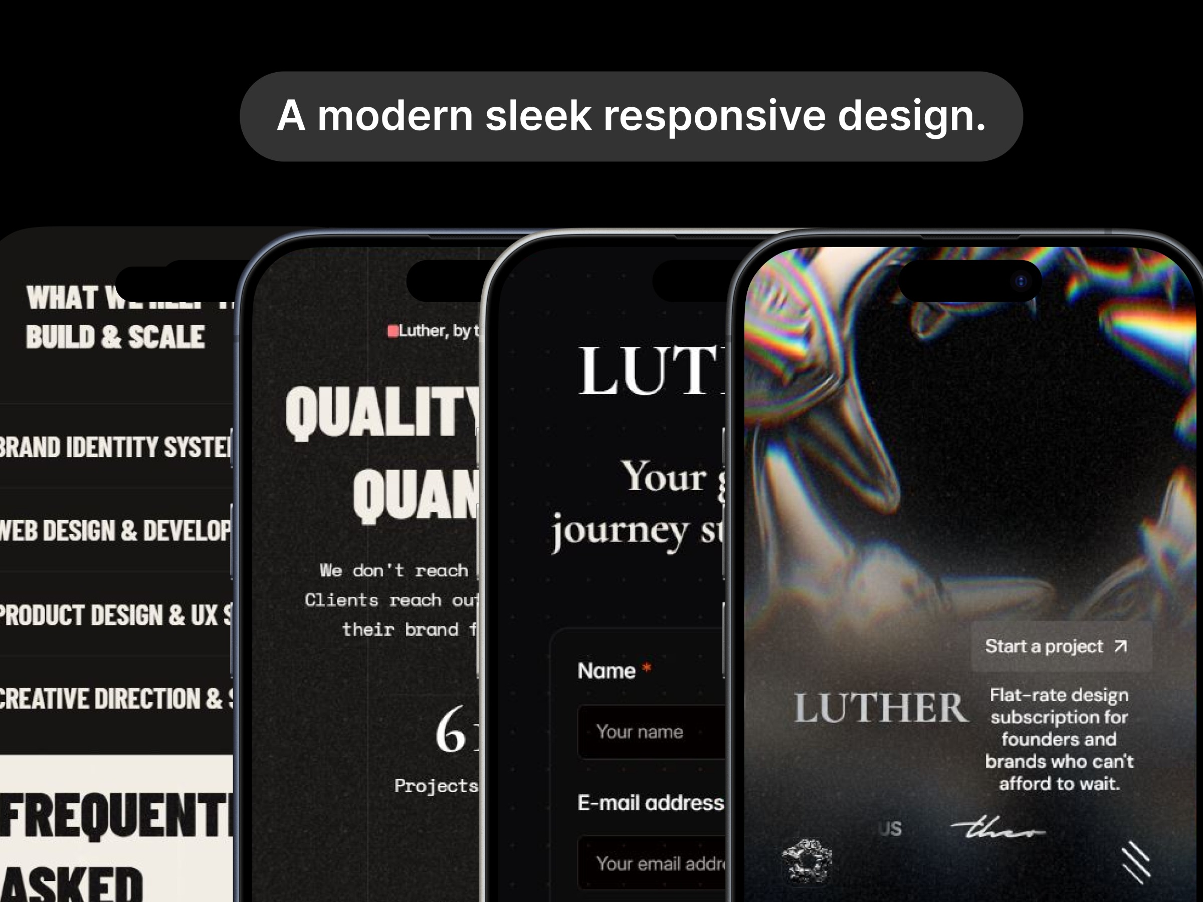 Luther — Premium Design Agency Framer Template Image 2