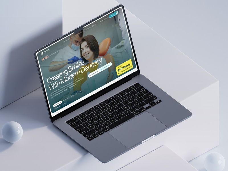Dental Studio - Website Design Concept