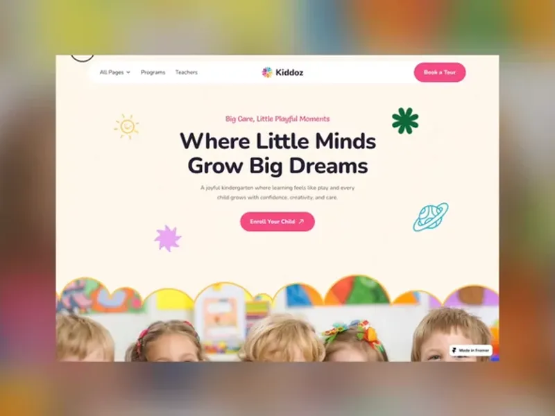 Kiddoz by Mehanuz Meghla - Uncategorized design asset by framer