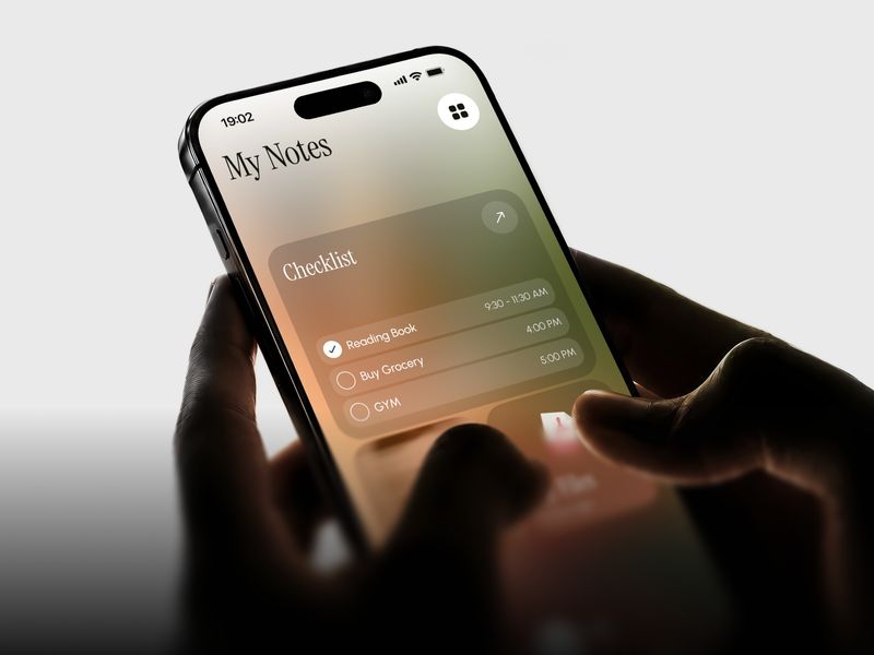 Note Taker App UI Design