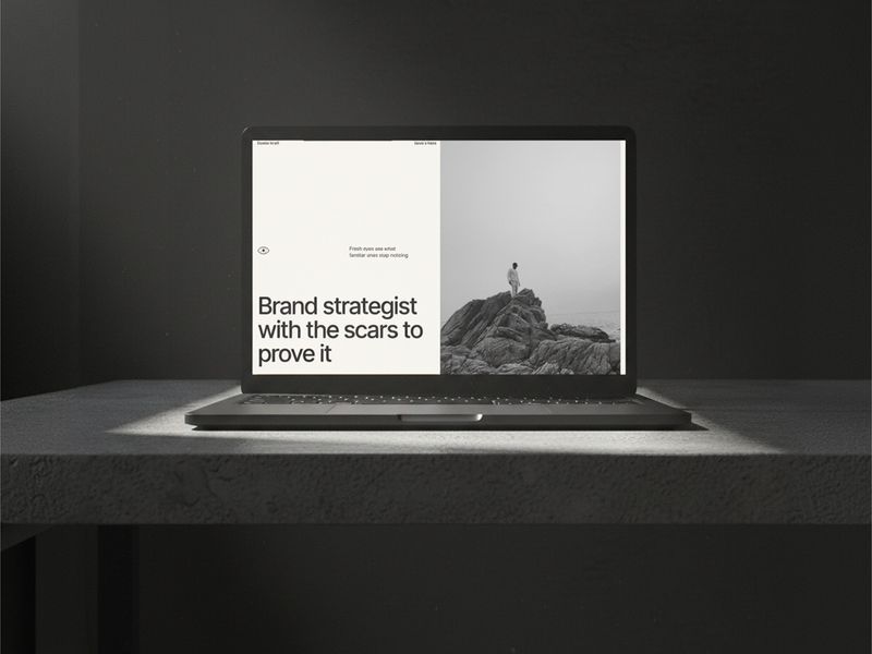 Portfolio Website for Dustin Kroft, Freelance Brand Strategist