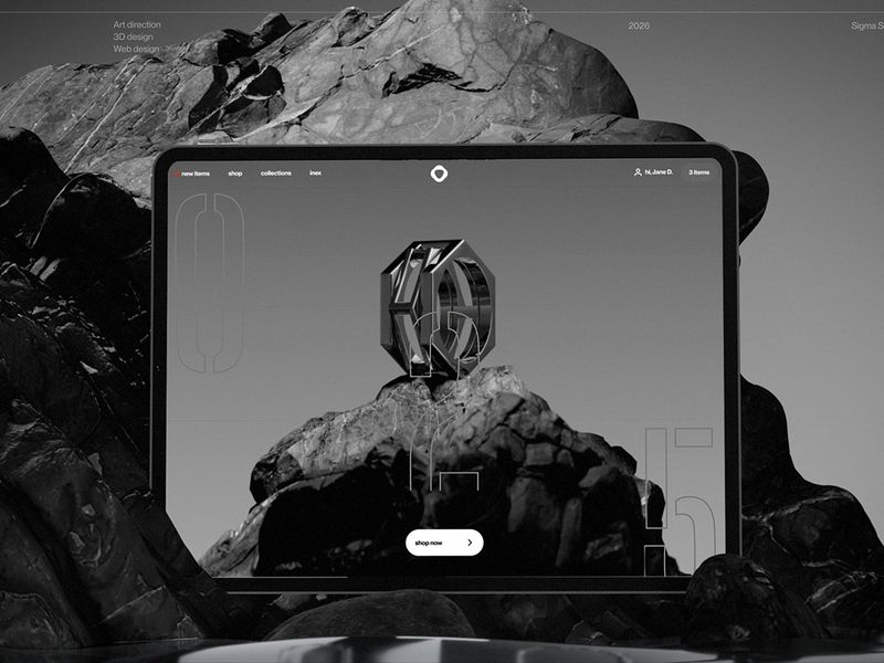 Vault925 — UI, 3D & Branding Design for Jewelry Store