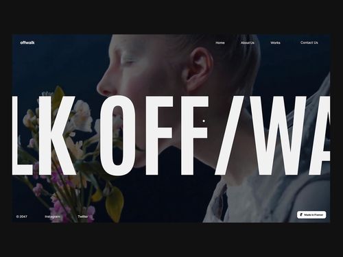 OffWalk — Modern Porfolio Template | Framer Template