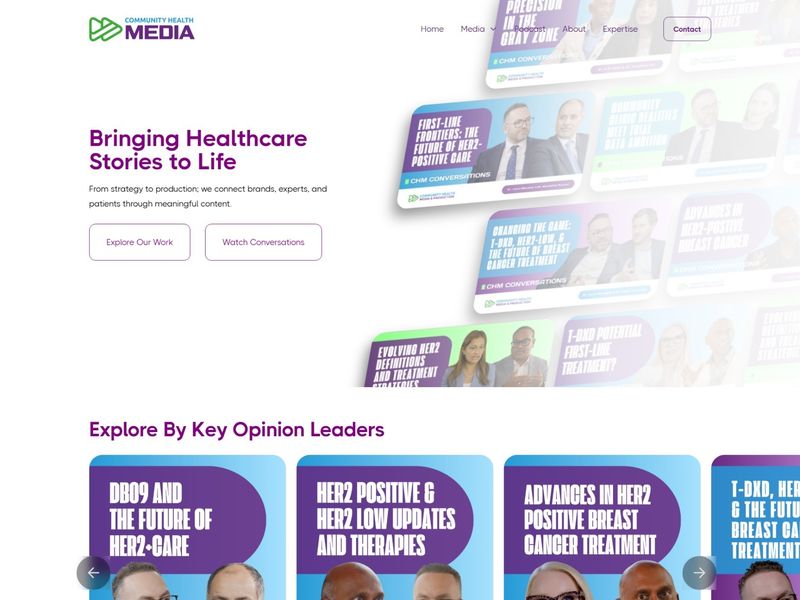 Professional Healthcare Media & Podcast Platform | Community Health Media