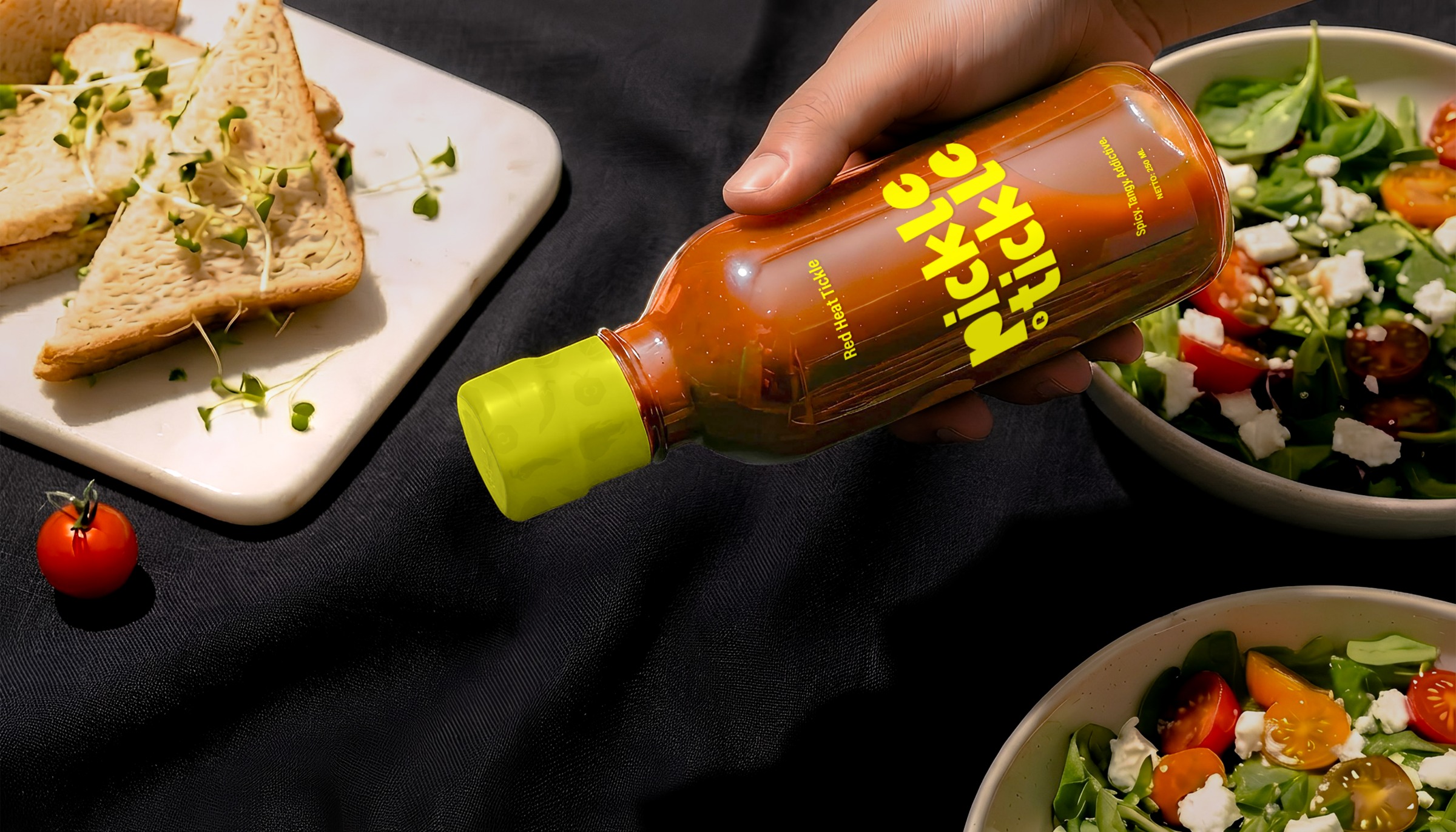 Pickle Tickle — Sauce bold packaging & visual identity Image 2