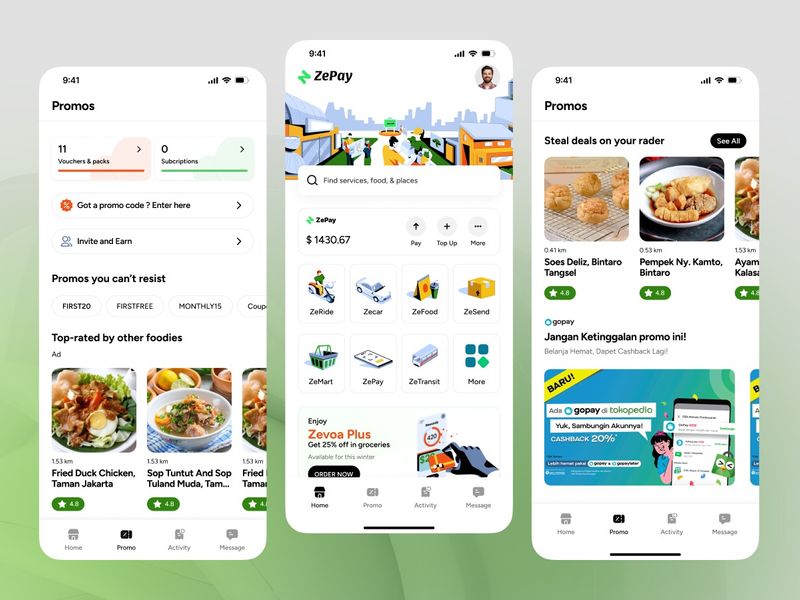 ZePay - Mobile App Design | Orbix Studio