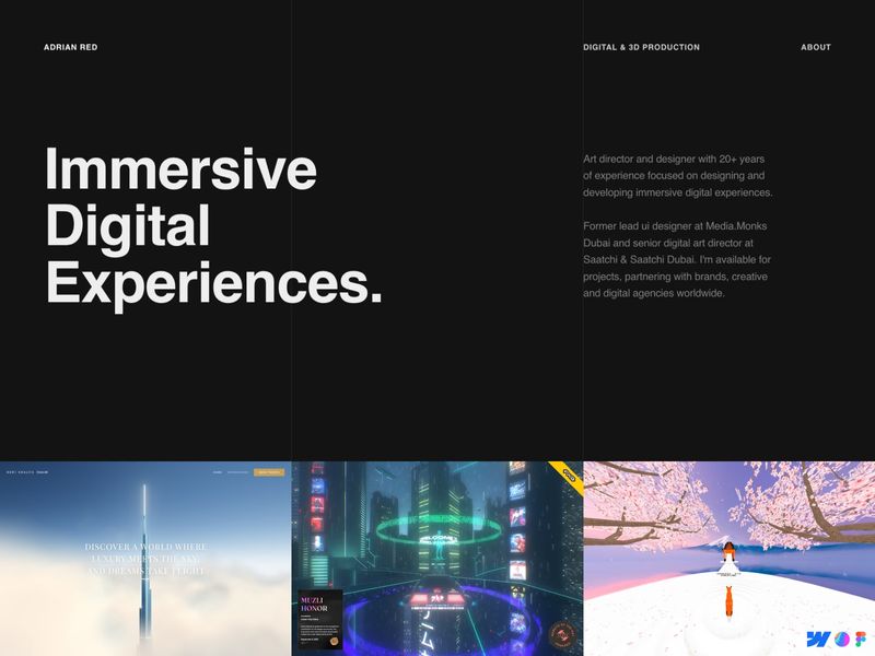 Adrian Red - Digital & 3D Production