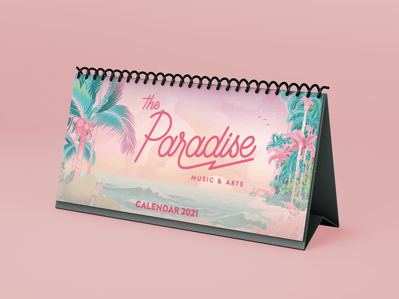 The Paradise Calendar 2021 on Behance