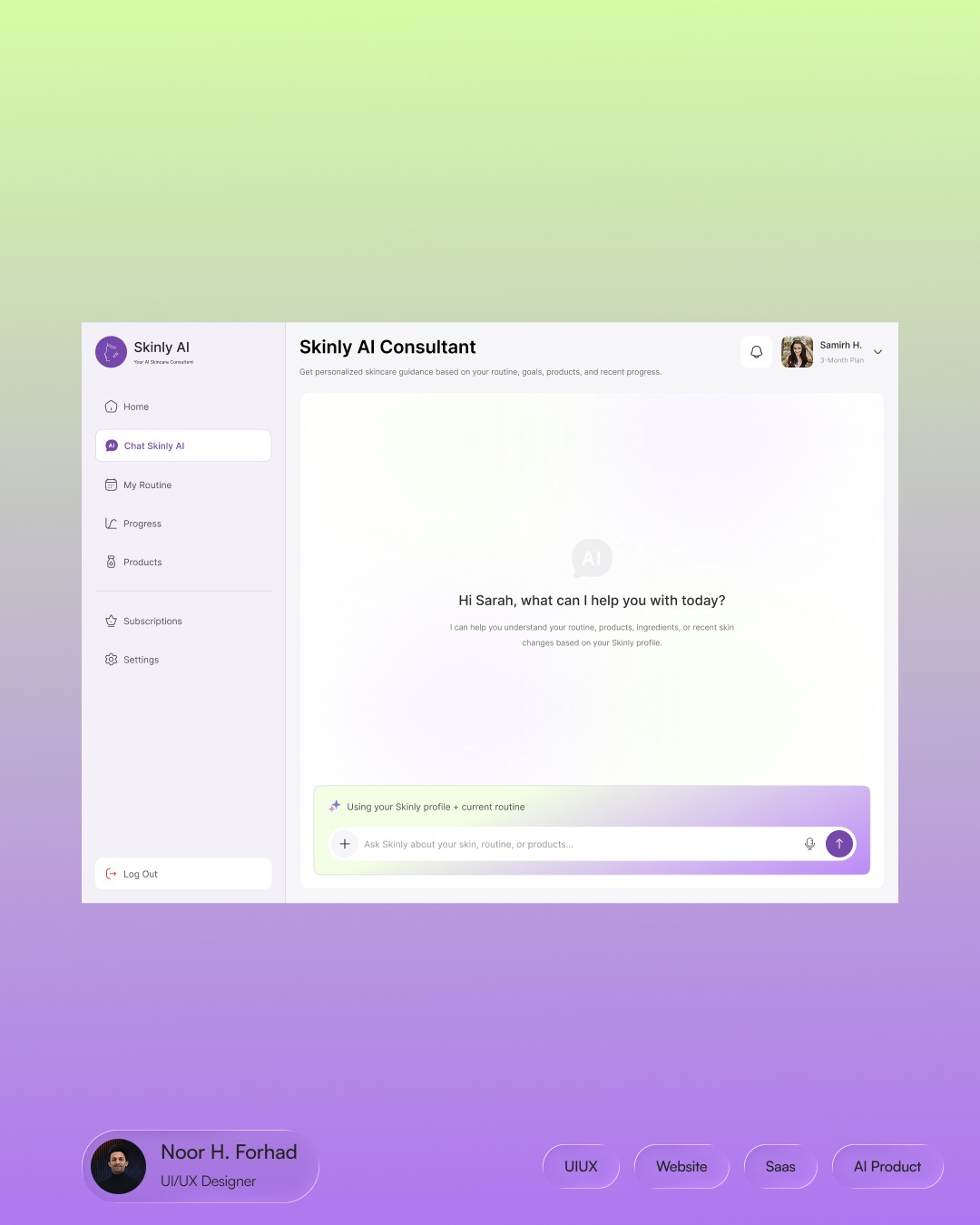 ✨ Skinly AI — Personalized Skincare Experience Image 1
