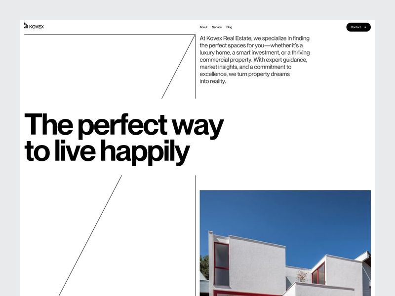Real Estate Agency Website — Web Design & UX
