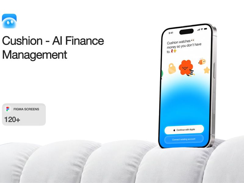 Cushion - AI Finance Companion UI Kit - Uncategorized design asset by ui8
