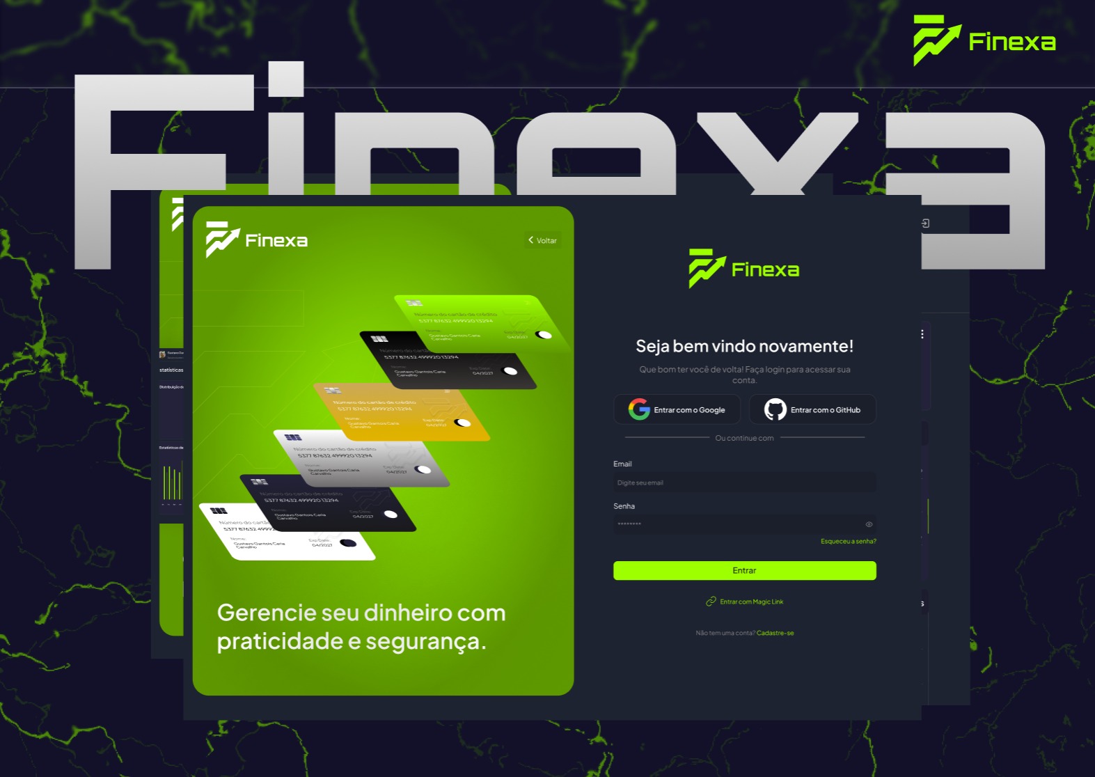 Finexa — Banking Dashboard & Landing Page