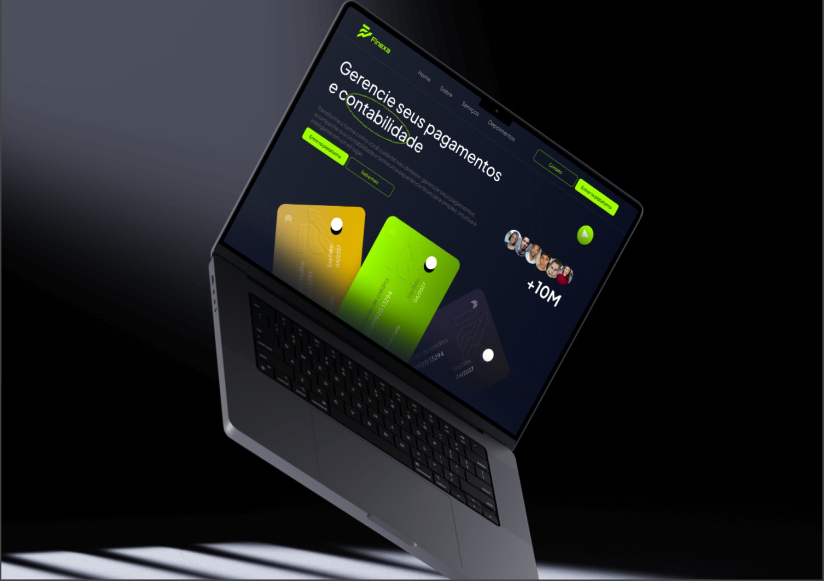 Finexa — Banking Dashboard & Landing Page Image 3