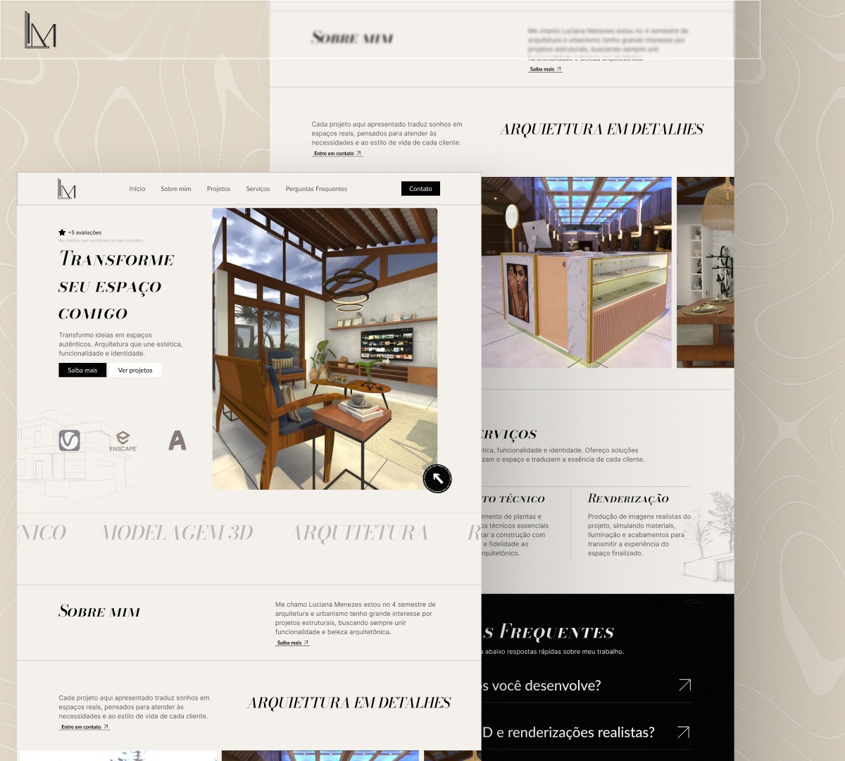 Portfolio Landing Page - Architecture Image 0