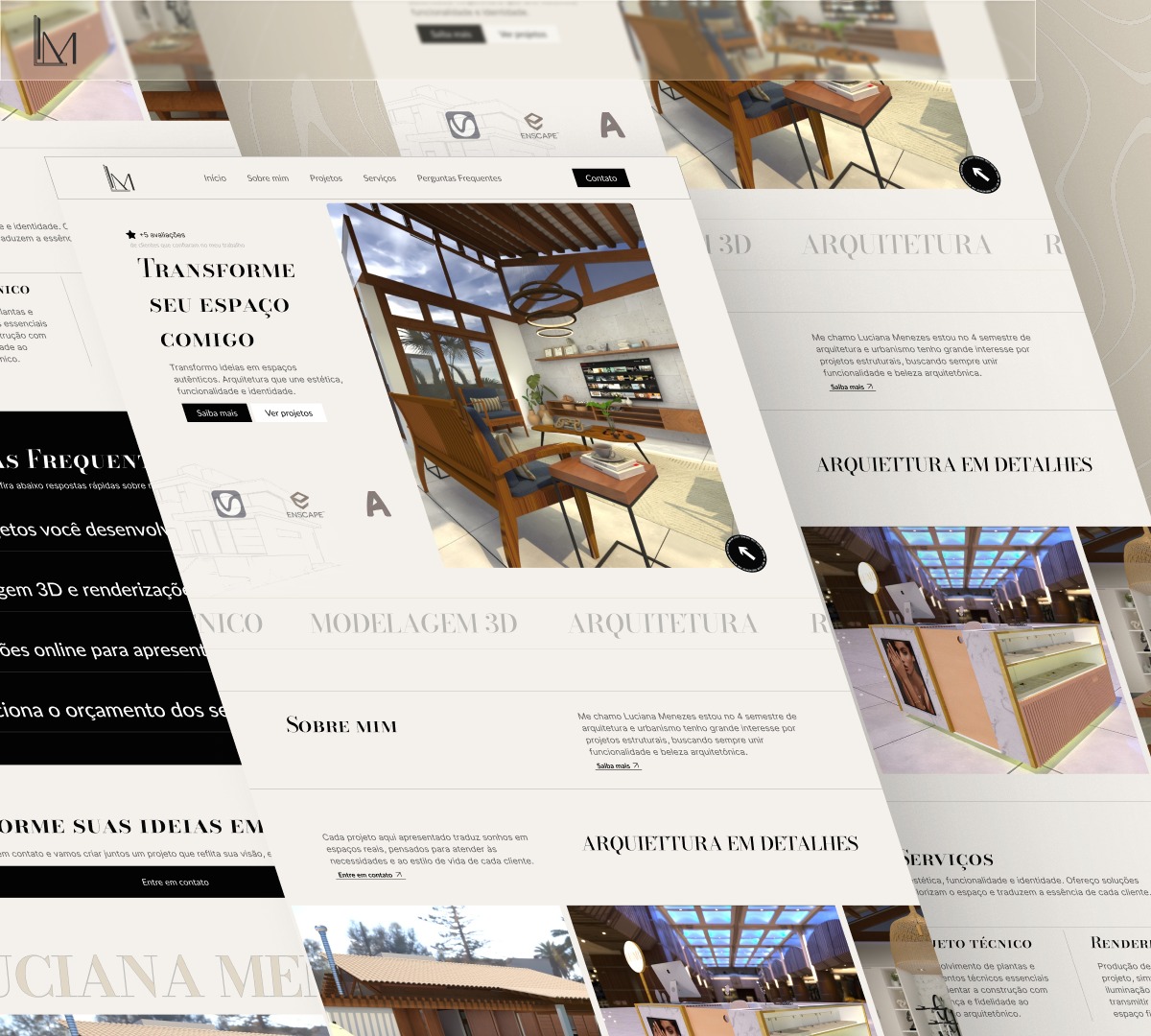 Portfolio Landing Page - Architecture Image 1