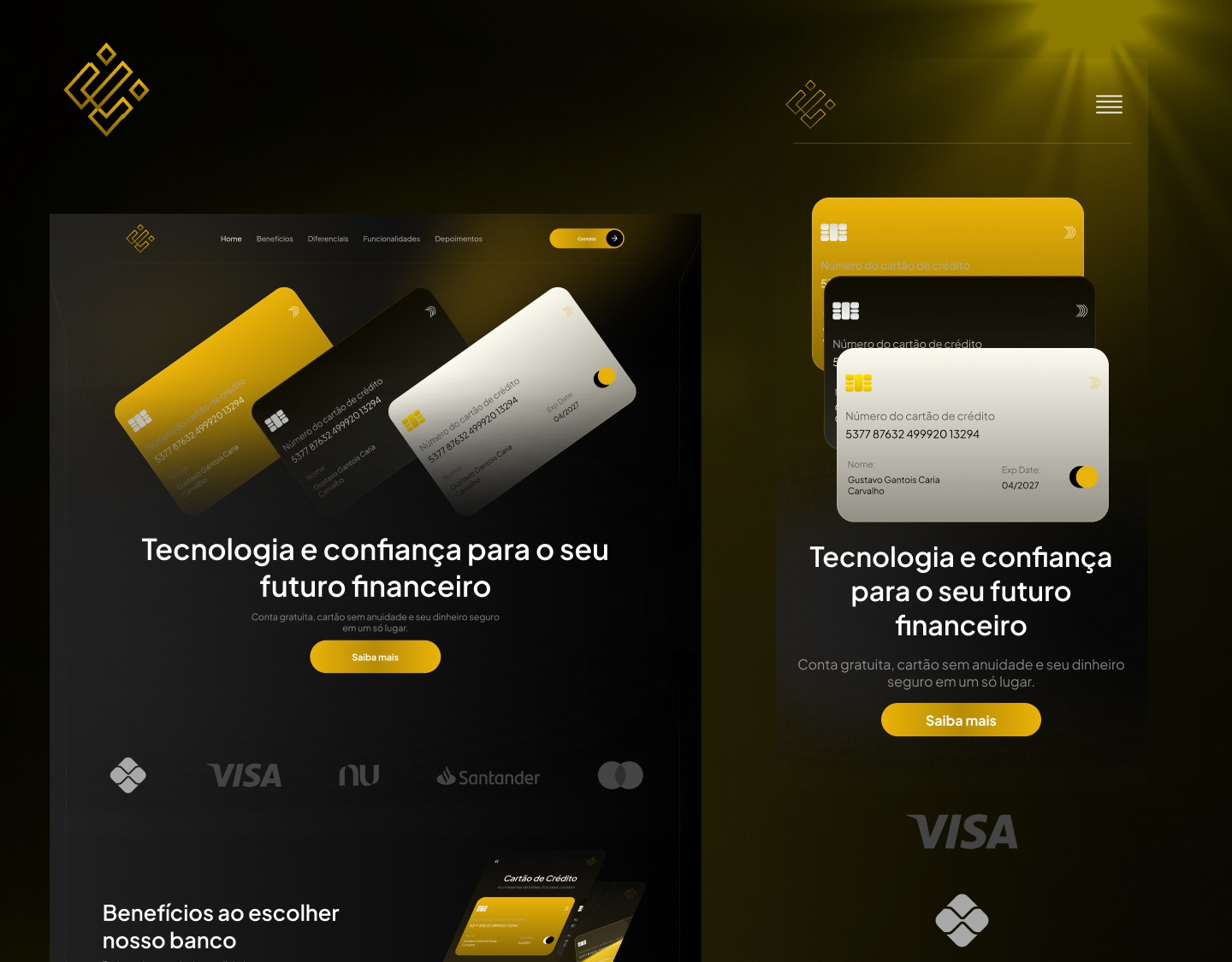 Tech Bank - App Mobile & Landing Page Image 1