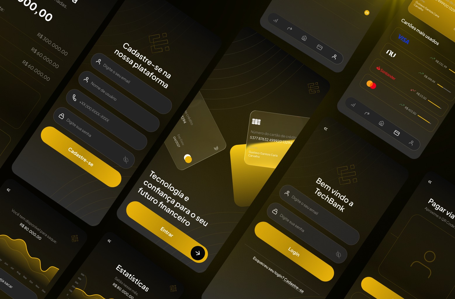 Tech Bank - App Mobile & Landing Page Image 2