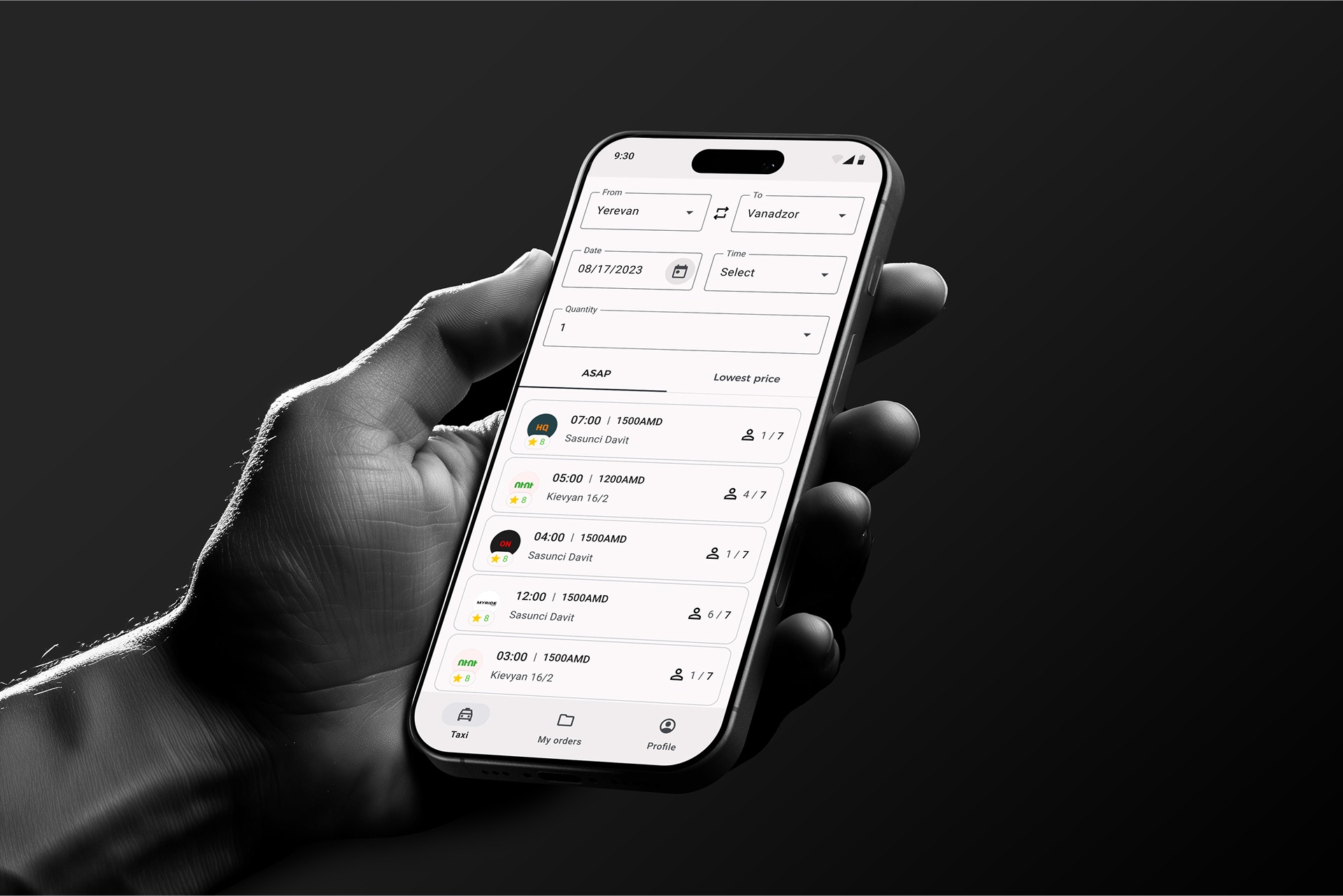 OneRide Application Image 7